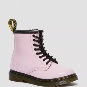 Dr. Martens 1460 26771322 Toddlers 7 Pale Pink Patent Leather Ankle Boots GAL990
