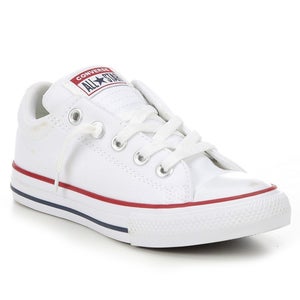 Converse Chuck Taylor All Star Street Sneaker Kids US 4 White Skate Shoes GAL915