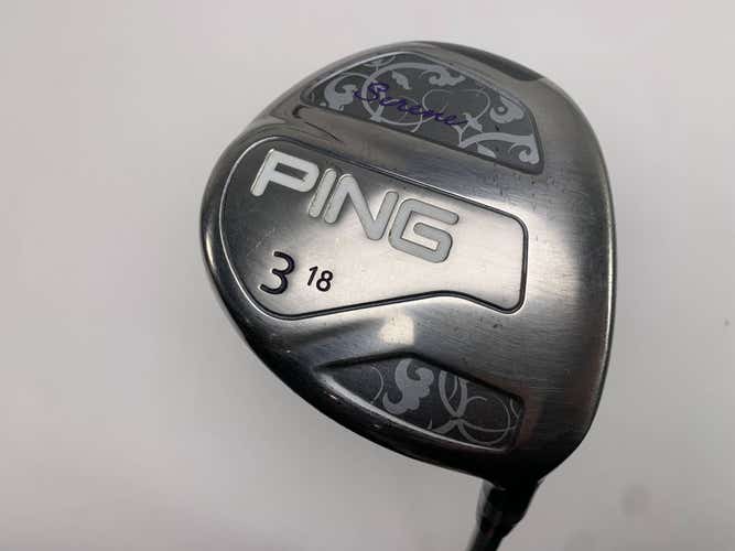 Ping Serene 3 Fairway Wood 18* ULT210 Senior Graphite Mens RH