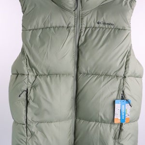 Womens Columbia Puffect Mid Puffer Vest, Green, Size 1X NWT
