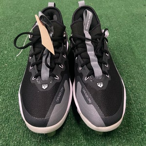 Black Men's Size 9.0 Adult Nike Force Zoom Trout 9 Elite Low Top Footwear Metal (New)
