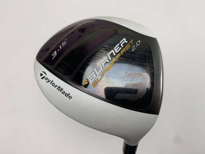 TaylorMade Burner Superfast 2.0 3 Fairway Wood 15* Ozik XCON-4.8 Senior RH