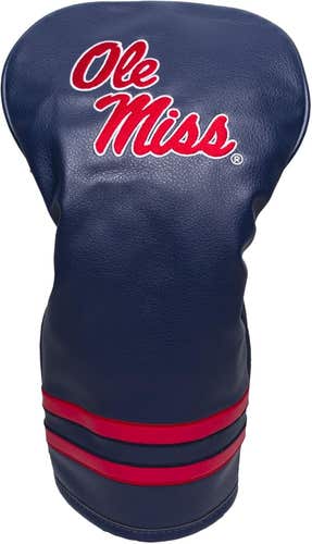 Team Golf Vintage Single Driver Headcover (Ole Miss Rebels) Oversized NEW
