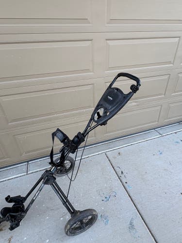 Black Unisex Bag Boy Push Cart (Used)