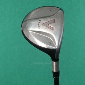 TaylorMade V-Steel Fairway 15 3 Wood Factory MAS2 Ultralite Steel Regular w/ HC