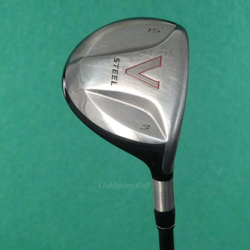TaylorMade V-Steel Fairway 15 3 Wood Factory MAS2 Ultralite Steel Regular w/ HC