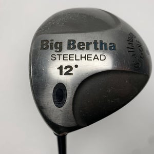 Callaway Big Bertha Steelhead Driver 12* Ladies Gems 99 Ladies LH