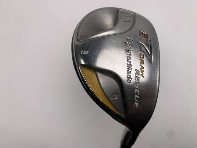 TaylorMade R7 Draw 3 Hybrid 19* REAX 55g Regular Graphite Mens RH
