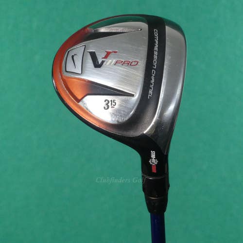 Nike VR Pro STR8-FIT Tour Fairway 15 3 Wood Project X Blue 6.0 Graphite Stiff