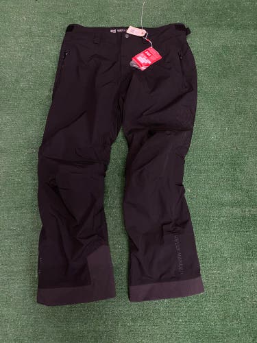 Black Men's XXL Helly Hansen Ramund Ski Pants (New)