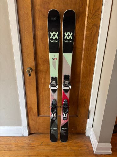 Volkl Yumi 147cm with Adjustable Salomon Warden Bindings