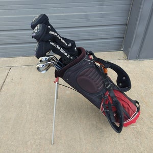 Callaway Big Bertha 15 Piece Hawkeye Regular Flex Complete Golf Set Stand Bag