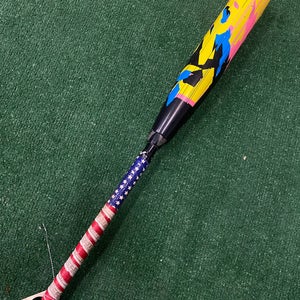 2023 DeMarini Zoa Glitch Composite Bat USSSA Certified (-10) Composite 18 oz 28" (Used)