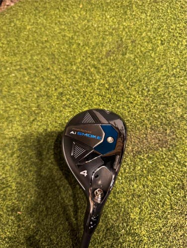 Callaway Paradym AI Smoke 4 21* Hybrid, Cypher 50 Senior Flex, RH