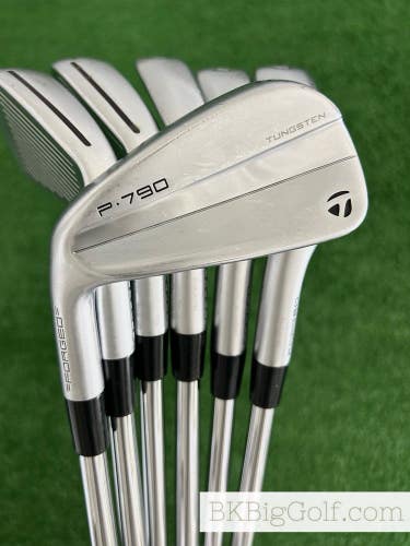 LH Taylormade P790 / P770 23 Forged Iron Set 5-P / Dynamic Gold 120 Stiff