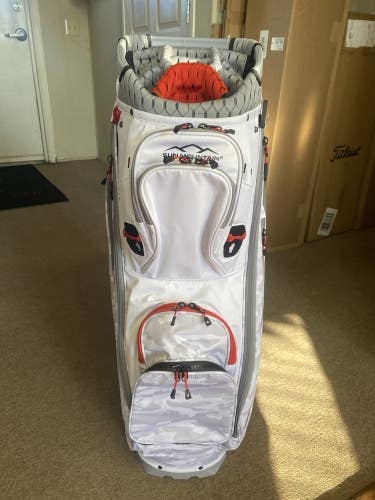 New 2026 C100 14 Way Cart Bag White Camo