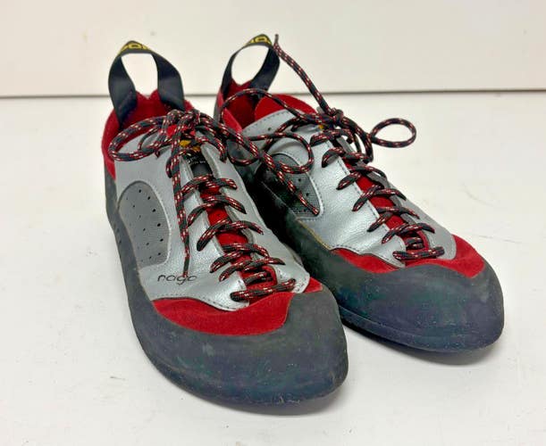 La Sportiva Nago Unisex Rock Climbing Shoes Red/Gray EU 44 US 10.5/11.5 GREAT