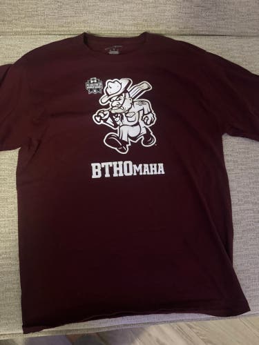 Limited 2025 Texas A&M Omaha College World Series Medium Men's Champion Shirt (Used)