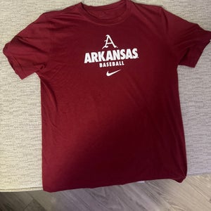 Arkansas Baseball Red Medium Men's Shirt