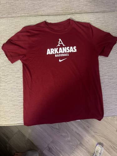 Arkansas Baseball Red Medium Men's Shirt
