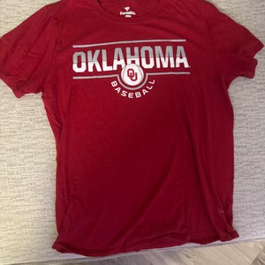 Oklahoma Baseball Red Medium Men's Shirt (Used)
