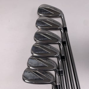 TaylorMade Stealth Iron Set 6-PW+GW AeroTech SteelFiber i70 Senior Mens RH