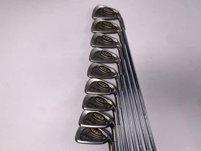 Ping i3 Blade Iron Set 2-PW White Dot 3* Up Cushin JZ Regular Steel Mens RH
