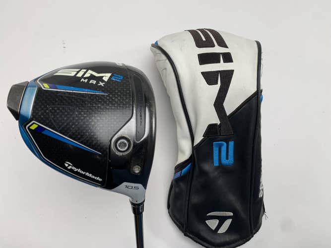 TaylorMade SIM2 MAX Driver 10.5* Diamana S+60 Stiff Graphite Mens RH HC