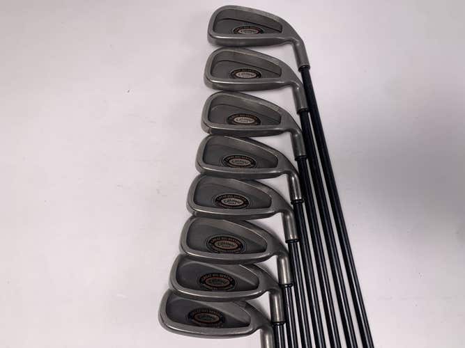 Callaway Big Bertha Tungsten Titanium Iron Set 4-PW+GW RCH 96 Senior Graphite RH