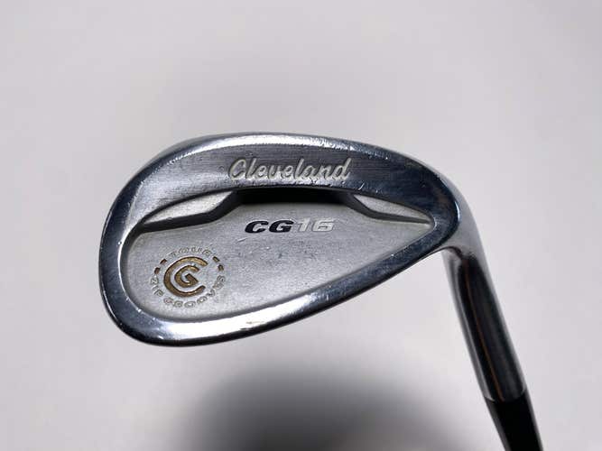 Cleveland CG16 Satin Chrome Sand Wedge SW 56* 14 Bounce Traction Wedge RH