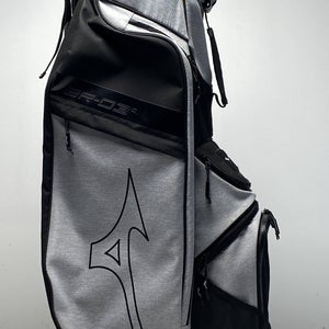 Mizuno BR-D3c Cart Bag Gray/Black 7-Way Divide Single Strap Golf Bag NEW