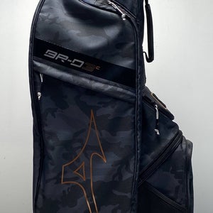Mizuno BR-D3C Cart Bag Black Camo 7-Way Divide Single Strap Golf Bag NEW