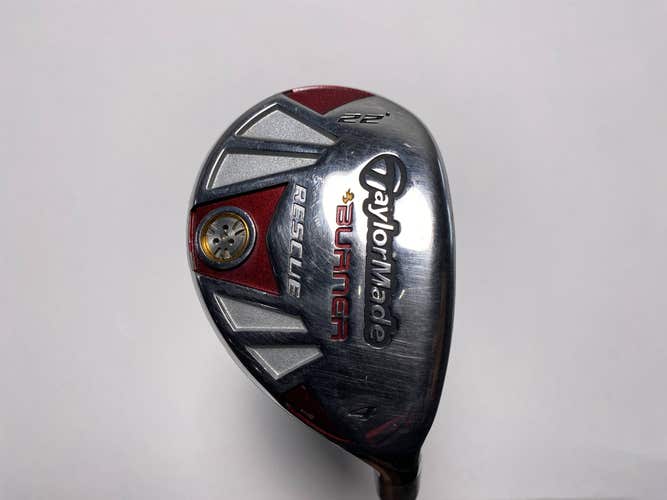 TaylorMade Burner Rescue 4 Hybrid 22* REAX SuperFast 65g Regular Mens RH