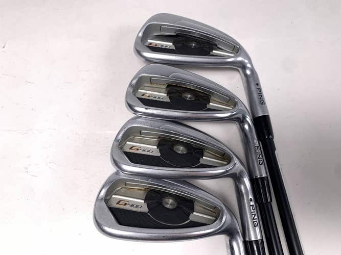 Ping G400 Iron Set 7-PW Black Dot Alta CB AWT Senior Steel Mens RH