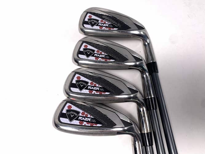 Callaway Razr HL Iron Set 8-PW+GW 50g Ladies Graphite Womens RH