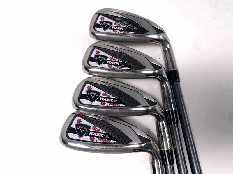 Callaway Razr HL Iron Set 8-PW+GW 50g Ladies Graphite Womens RH