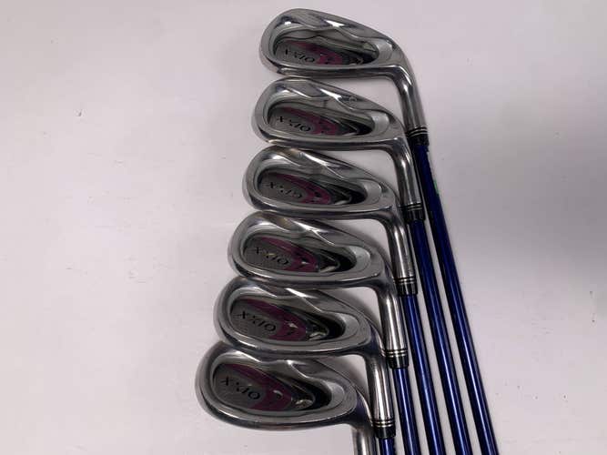 XXIO 9 Iron Set 7-PW+GW+SW MP900 41g Ladies Graphite Womens RH Midsize Grips