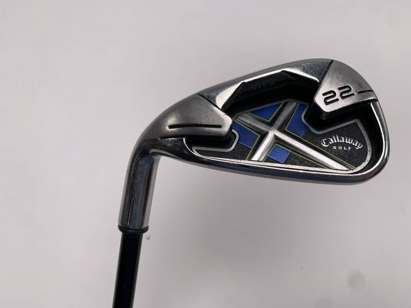 Callaway X-22 Single 7 Iron 75g Regular Graphite Mens LH Midsize Grip