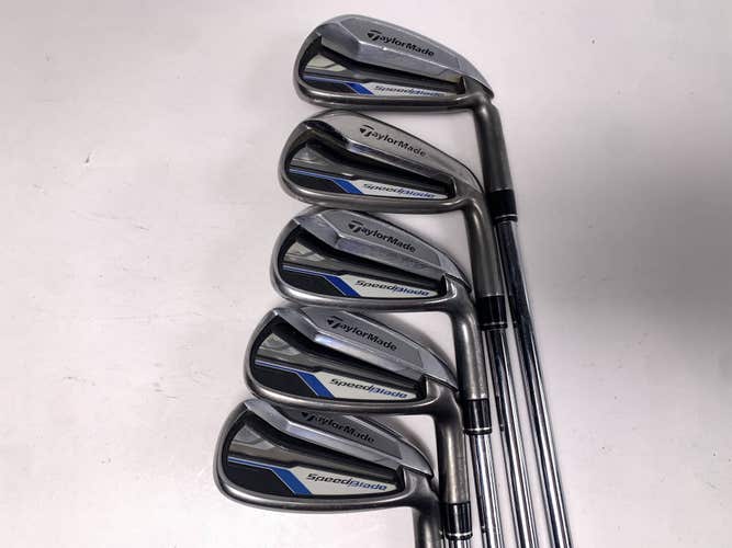 TaylorMade Speedblade HL Iron Set 6-PW SpeedBlade Uniflex Steel Mens RH