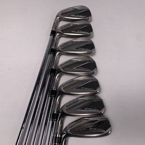 TaylorMade Stealth Iron Set 5-PW+GW KBS Max MT 85g Stiff Steel Mens LH