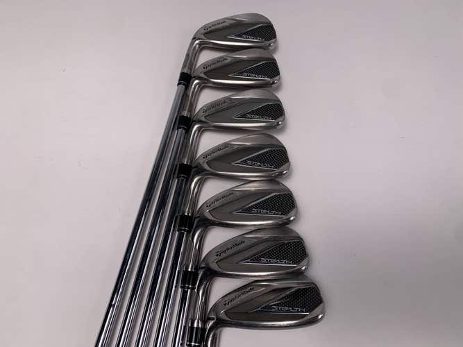 TaylorMade Stealth Iron Set 5-PW+GW KBS Max MT 85g Stiff Steel Mens LH