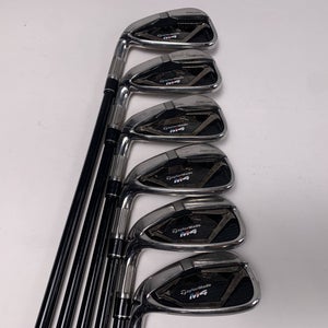 TaylorMade M4 Iron Set 5-PW Fujikura Atmos 5A Senior Graphite Mens LH