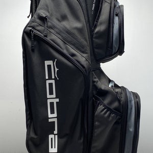 Cobra Lightweight Cart Bag Black 14-Way Divide Single Strap Golf Bag