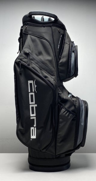 Cobra Lightweight Cart Bag Black 14-Way Divide Single Strap Golf Bag