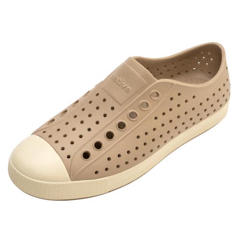 Native Shoes Jefferson Sneakers Men's 8 Flax Tan Perforated Casual Shoes RHS6200