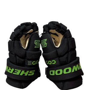 Sher-Wood Code SR Encrypt 1 Pro Gloves (New)- Black and Green