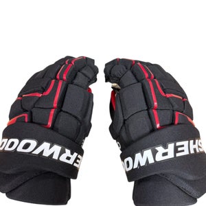 Sher-Wood Code SR Encrypt 1 Pro Gloves (New)- Black and Red