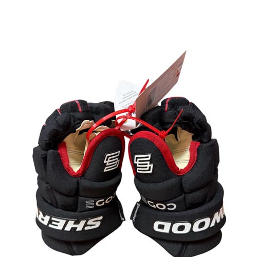 Sher-Wood Code JR Encrypt 1 Pro Gloves (New)- Black and Red