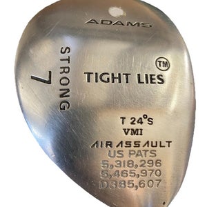 Adams Tight Lies VMI Strong 7 Wood 24* SuperShaft Regular Flex 41.5" RH New Grip