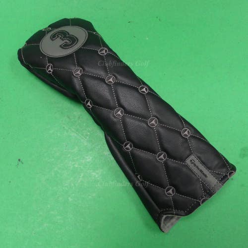 TaylorMade Patterned Black Fairway 3 Wood Golf Headcover